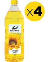 Kırlangıç Pet Ayçiçek Yağı 2x4 lt
