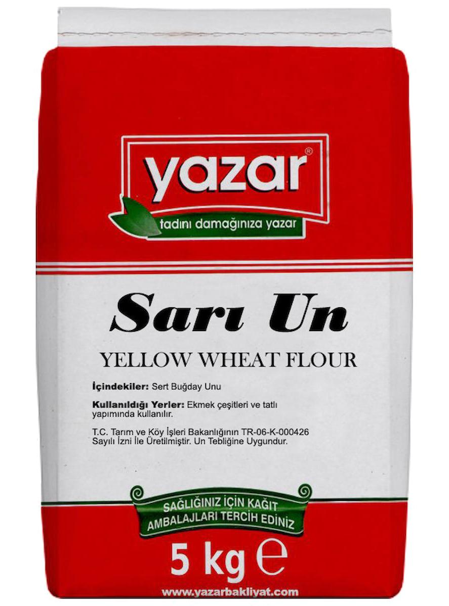 Yazar Sarı Buğday Unu 5 kg