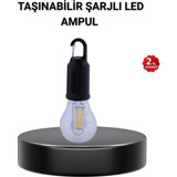 Flamex Taşınabilir Şarjlı LED Kamp Lambası – Type-C Girişli ve Kancalı Tasarım - Renkli