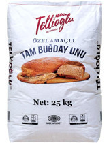 Tellioğlu Tam Buğday Unu 25 kg