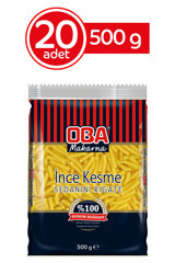 Oba İnce Kesme Makarna 20x500 gr