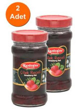 Kardeşler Cam Kavanoz Çilek Reçeli 2x380 gr