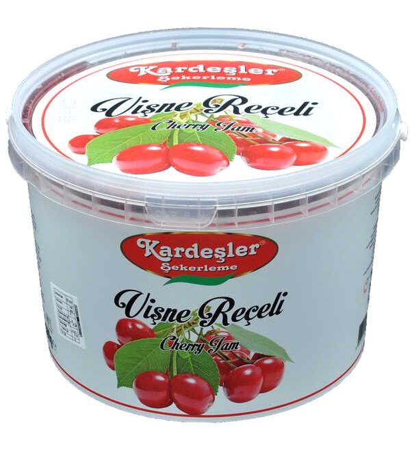 Kardeşler Şekerleme Kova Vişne Reçeli 3.5 kg