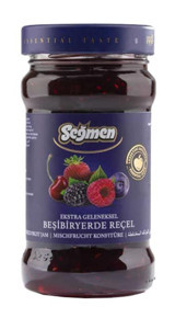 Seğmen Beşibiryerde Kavanoz Karışık Meyveler Reçeli 380 gr