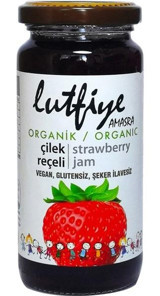 Lutfiye Organik Çilek Reçeli 280 gr