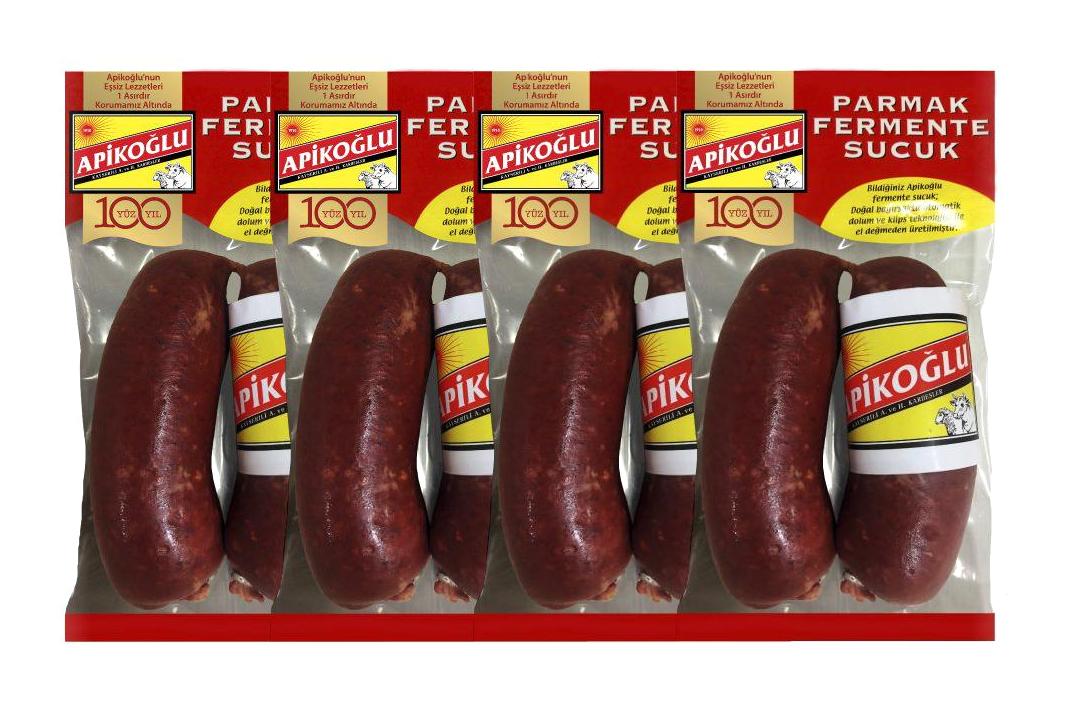 Apikoğlu Fermente Parmak Sucuk 4x200 gr