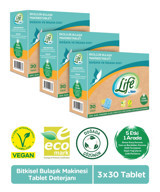 Life By Fakir Ekolojik Vegan Tablet Bulaşık Makinesi Deterjanı 3x30 Adet