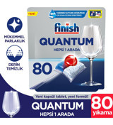Finish Quantum Hepsi 1 Arada Tablet Bulaşık Makinesi Deterjanı 80 Adet