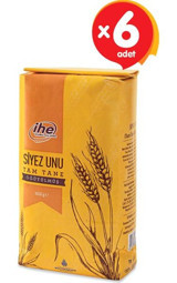 İhe Tam Tane Siyez Unu 6x1 kg