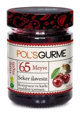 Pol's Gurme Şeker İlavesiz Chia Tohumlu Vişne Reçeli 380 gr
