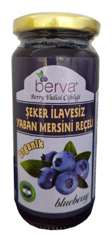 Berva Şeker İlavesiz Yaban Mersini Reçeli 260 gr