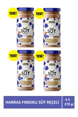 Harras Glutensiz Fındıklı Süt Reçeli 4x270 gr