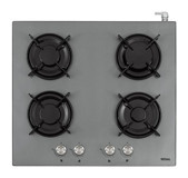 Regal SO 6041 GCY Gri Cam 4 Gözlü Set Üstü Ocak