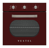 Vestel AF-6682 Retro 69 lt Ankastre Fırın Bordo