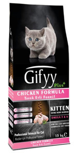 Gifyy Tavuklu Yavru Kuru Kedi Maması 15 kg