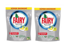 Fairy Platinum Hepsi Bir Arada Tablet Bulaşık Makinesi Deterjanı 2x43 Adet