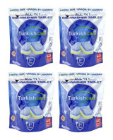 Turkishcare Premium Hepsi 1 Arada Ekonomik Tablet Bulaşık Makinesi Deterjanı 4x40 Adet