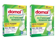 Domol Ekolojik Tablet Bulaşık Makinesi Deterjanı 2x30 Adet