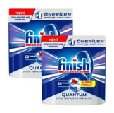 Finish Quantum Tablet Bulaşık Makinesi Deterjanı 2x60 Adet