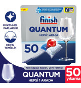Finish Quantum Hepsi 1 Arada Tablet Bulaşık Makinesi Deterjanı 50 Adet