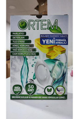 Ortem Tablet Bulaşık Makinesi Deterjanı 50 Adet