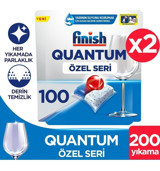 Finish Quantum Özel Seri Tablet Bulaşık Makinesi Deterjanı 2x200 Adet
