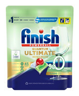 Finish Quantum Ultimate Hepsi 1 Arada %0 Tablet Bulaşık Makinesi Deterjanı 45 Adet