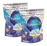 Turkishcare Premium Hepsi 1 Arada Ekonomik Tablet Bulaşık Makinesi Deterjanı 2x40 Adet