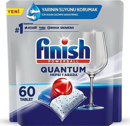 Finish Quantum Hepsi 1 Arada Tablet Bulaşık Makinesi Deterjanı 60 Adet