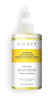 Licape Micellar Glikolik Asitli Aha Bha Peeling Yüz Toniği 200 ml