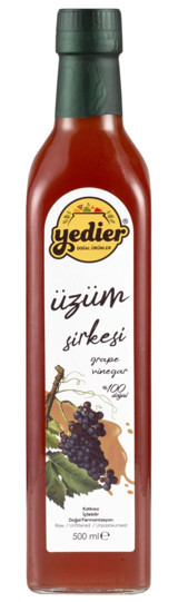 Yedier Organik Üzüm Sirkesi 500 ml