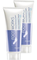 Avon Foot Works Yoğun Nemlendirici Ayak Kremi 2x75 ml