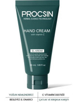 Procsin C Vitaminli Tüm Ciltler İçin Nemlendiricili El Kremi 50 ml