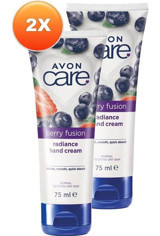 Avon Care Berry Fusion Yaban Mersinli Tüm Ciltler İçin El Kremi 2x75 ml