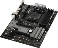 Asrock B450M-Pro 4 B450 AM4 Soket DDR4 3200 Mhz Overclock ATX Masaüstü Bilgisayar AMD Uyumlu Anakart