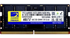 Twinmos Voltx TMD516Gb5600S46 16 GB DDR5 1x16 5600 Mhz CL46 Ram