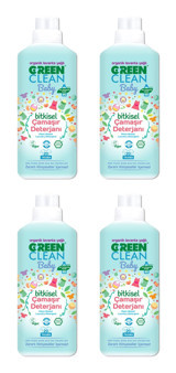 Green Clean Organik Lavanta Yağlı Baby Bitkisel 4x1000 ml Sıvı Çamaşır Deterjanı
