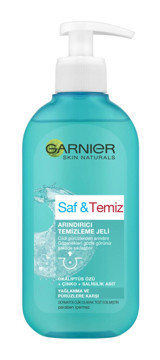Garnier Saf & Temiz Yağlanma ve Pürüzlere Karşı Yüz Temizleme Jeli 200 ml