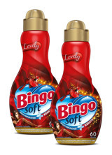 Bingo Soft Konsantre Lovely 60 Yıkama Yumuşatıcı 2x1.44 lt