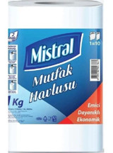 Mistral Perforeli 2 Katlı Tekli Rulo Kağıt Havlu