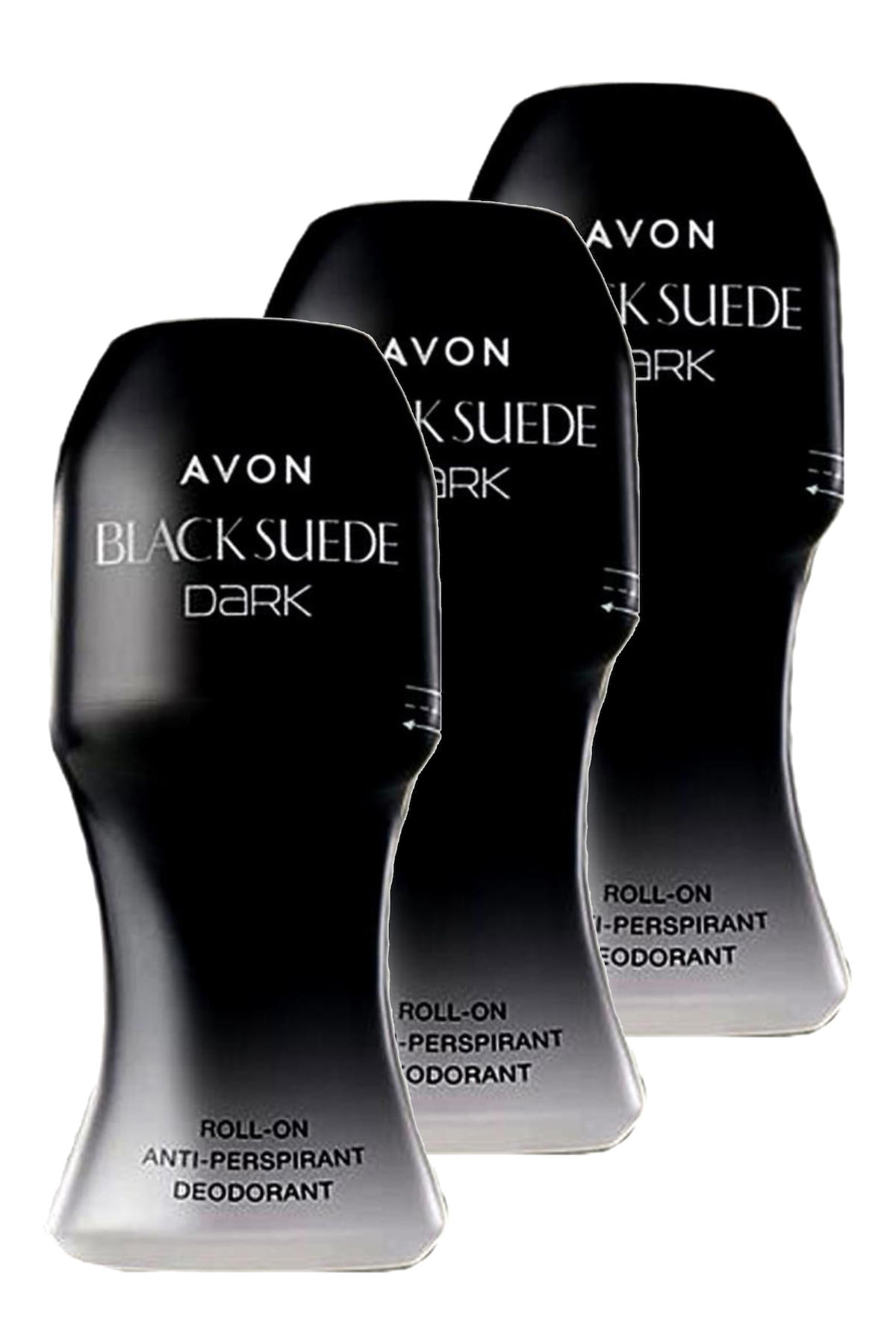 Avon Black Suede Dark Ter Önleyici Antiperspirant Roll-On Erkek Deodorant 3x50 ml