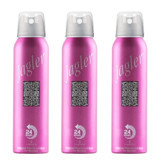 Jagler Deodorant For Women Pudrasız Ter Önleyici Organik Sprey Kadın Deodorant 3x150 ml
