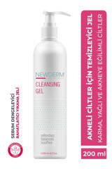 Newderm Clinique Cleansing Akneli Ciltler İçin Yüz Temizleme Jeli 200 ml