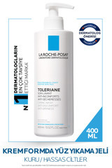 La Roche-Posay Toleriane Caring Kuru ve Hassas Ciltler İçin Yüz Temizleme Jeli 400 ml
