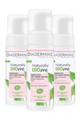 Diadermine Naturally Bio Me Tüm Ciltler İçin Yüz Temizleyici Köpük 3x150 ml
