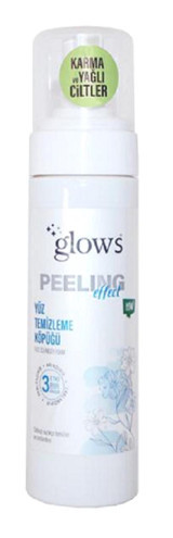 Glows Peeling Yağlı ve Karma Ciltler İçin Yüz Temizleyici Köpük 200 ml