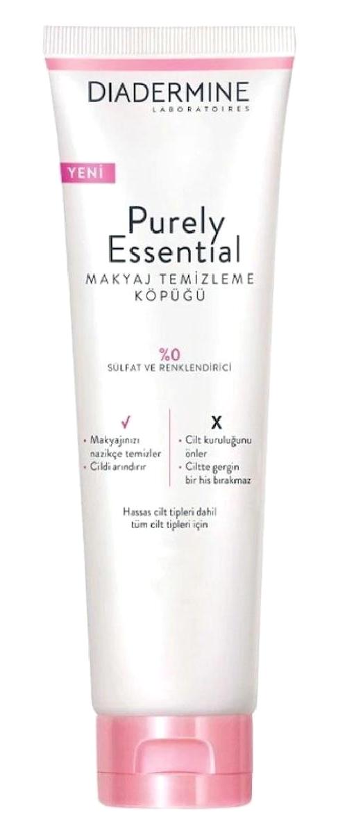 Diadermine Purely Essential Tüm Ciltler İçin Yüz Temizleyici Köpük 150 ml