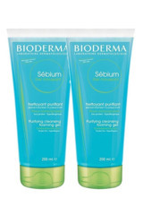 Bioderma Sebium Foaming Tüm Ciltler İçin Yüz Temizleme Jeli 2x200 ml