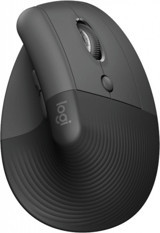 Logitech Lift Sessiz Ergonomik Dikey Kablosuz Siyah Optik Mouse