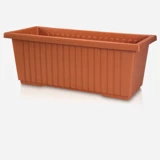 Üçsan Ayaklı Balkon Saksısı Siyah 105lt